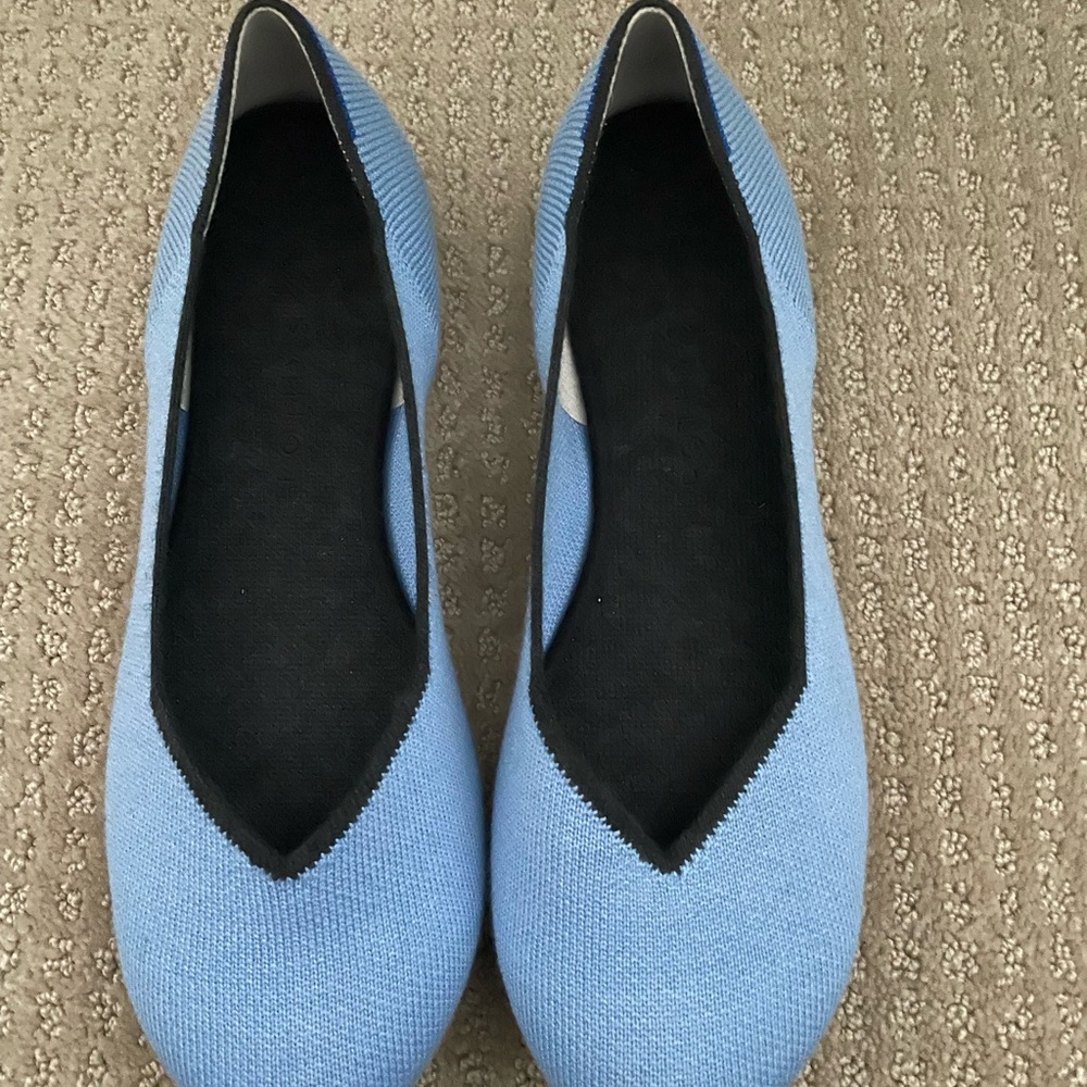 Rothy’s Merino Blue Flats